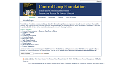 Desktop Screenshot of controlloopfoundation.com